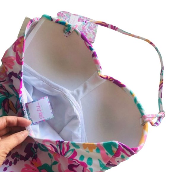 Stella Parker One Piece Swimsuit in Multi Color Size M - Picture 9 of 13